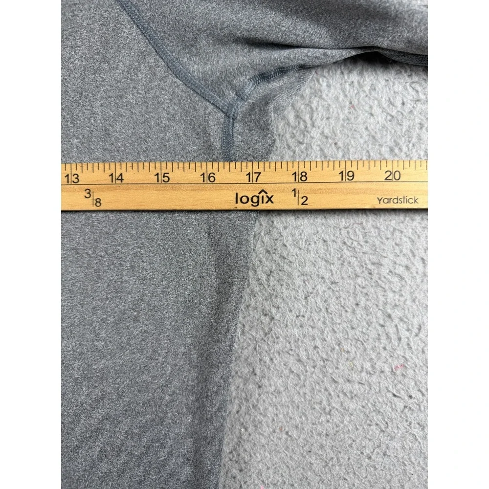 Nike Pro Dri Fit Sweater Womens Medium Gray mock neck 485378-091